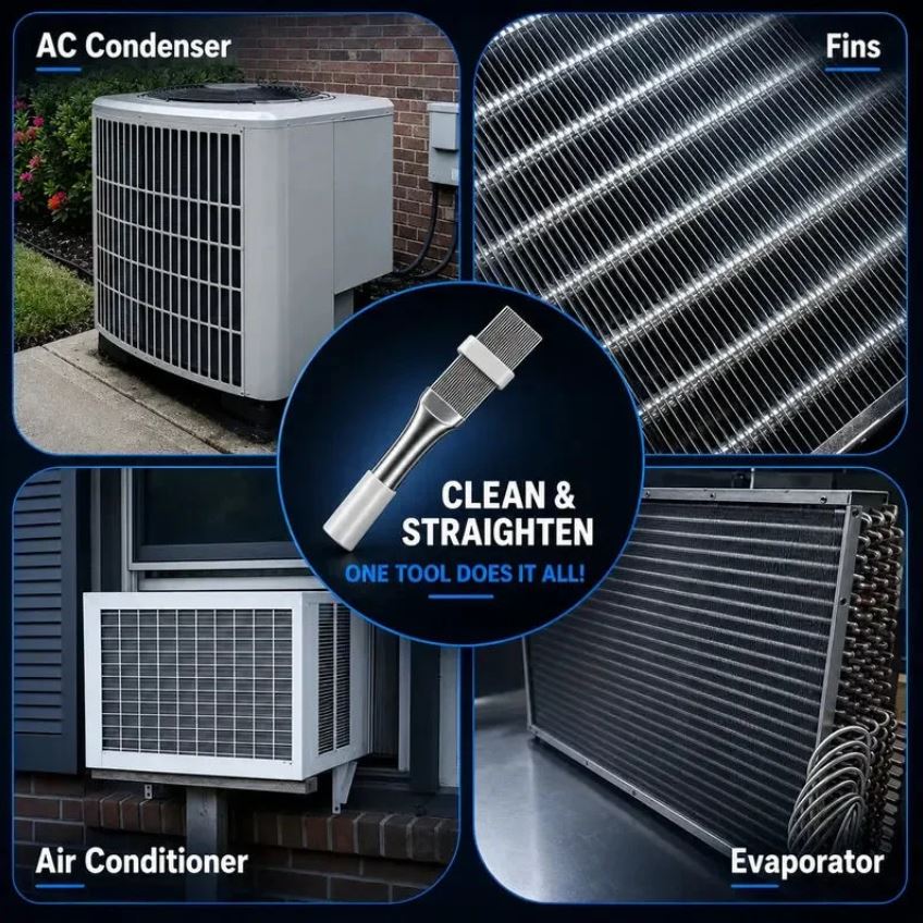 Flowfix™ Air Conditioner Fin Comb AC Condenser Fin Straightener Cleaner