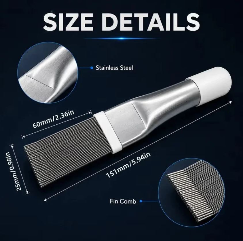 Flowfix™ Air Conditioner Fin Comb AC Condenser Fin Straightener Cleaner