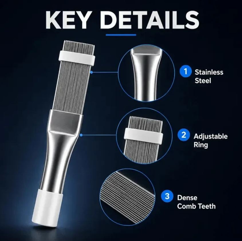Flowfix™ Air Conditioner Fin Comb AC Condenser Fin Straightener Cleaner